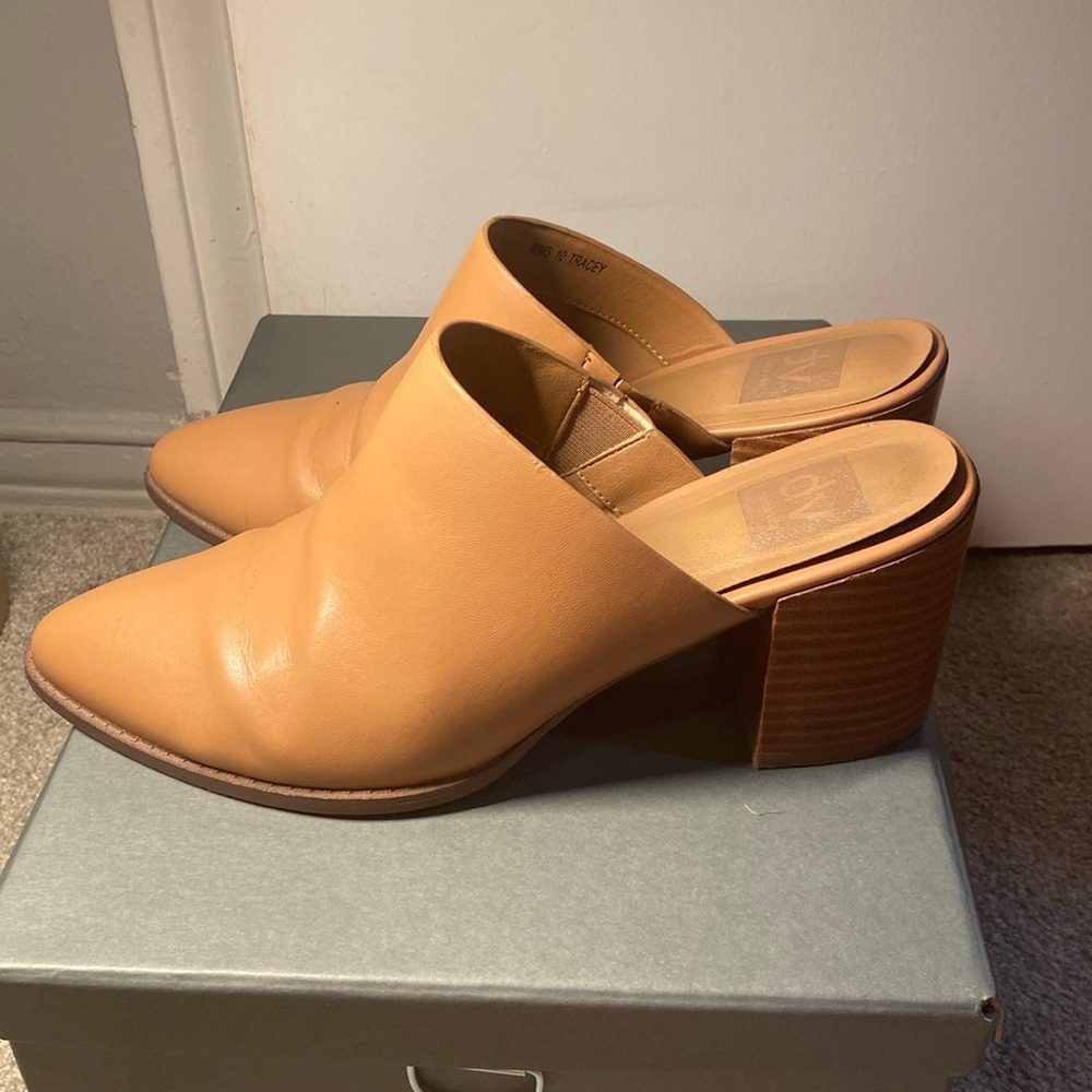 Tan shoes